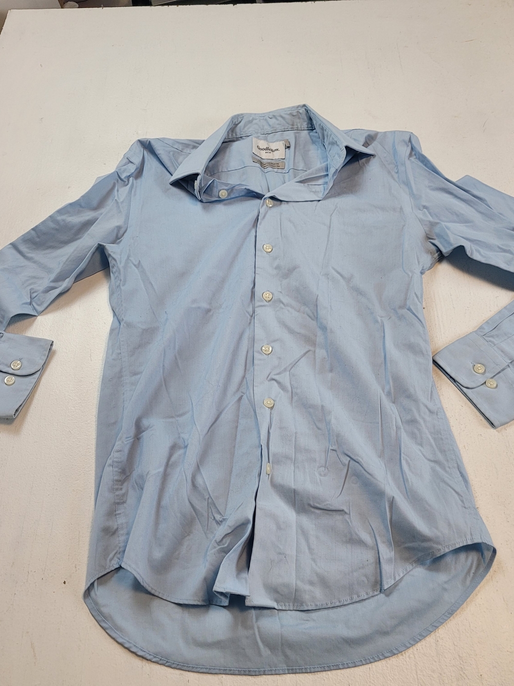 Goodfellow & Co Light Blue Casual Button-Down Shirt